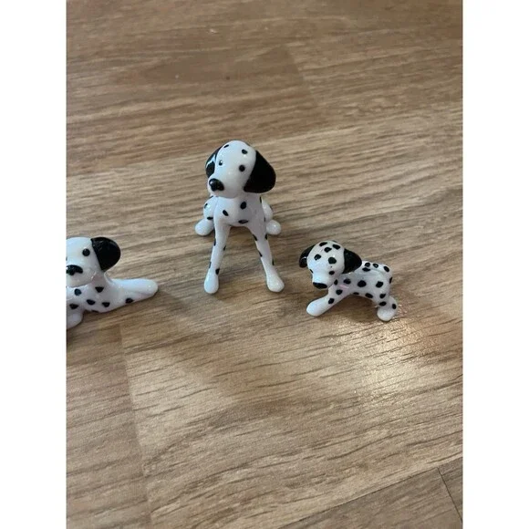 3pc vintage Ceramic Dalmatian Dogs figurines Collectible - Picture 3 of 8